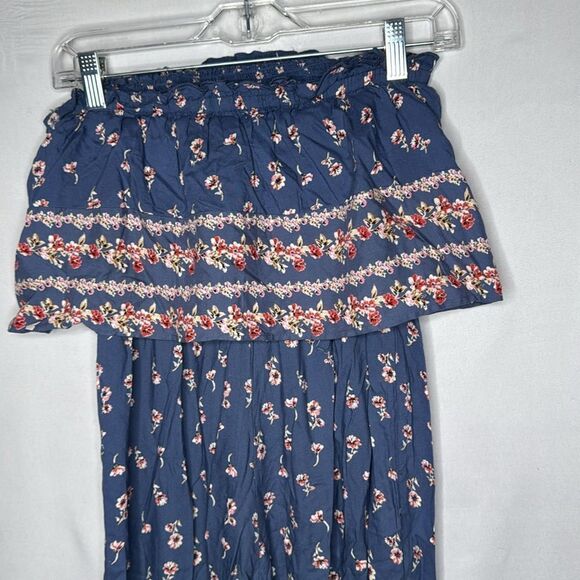 Japna Strapless Flare Leg Floral Jumpsuit. Size XSmall. - Picture 5 of 7